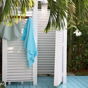 hot tub outdoor shower