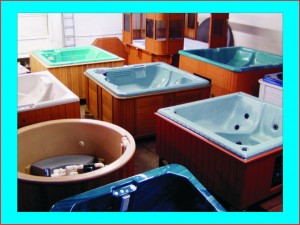 hot tub showroom