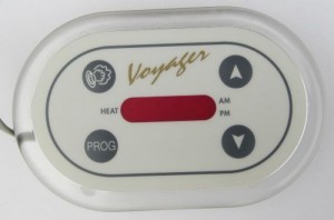 Hot tub spa control panel