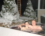 Hot tub soak for heath benefits and fun!